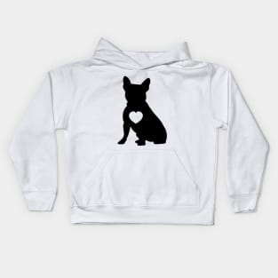 Love French Bulldogs Kids Hoodie